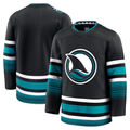 Cooneas S.Jose Sharks Black Alternate Premium Jerseys