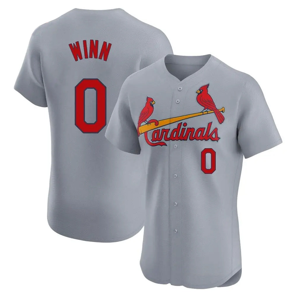 Cooneas St. Louis Cardinals #0 Masyn Winn Player Gary Home Limited Elite Stitched Jerseys