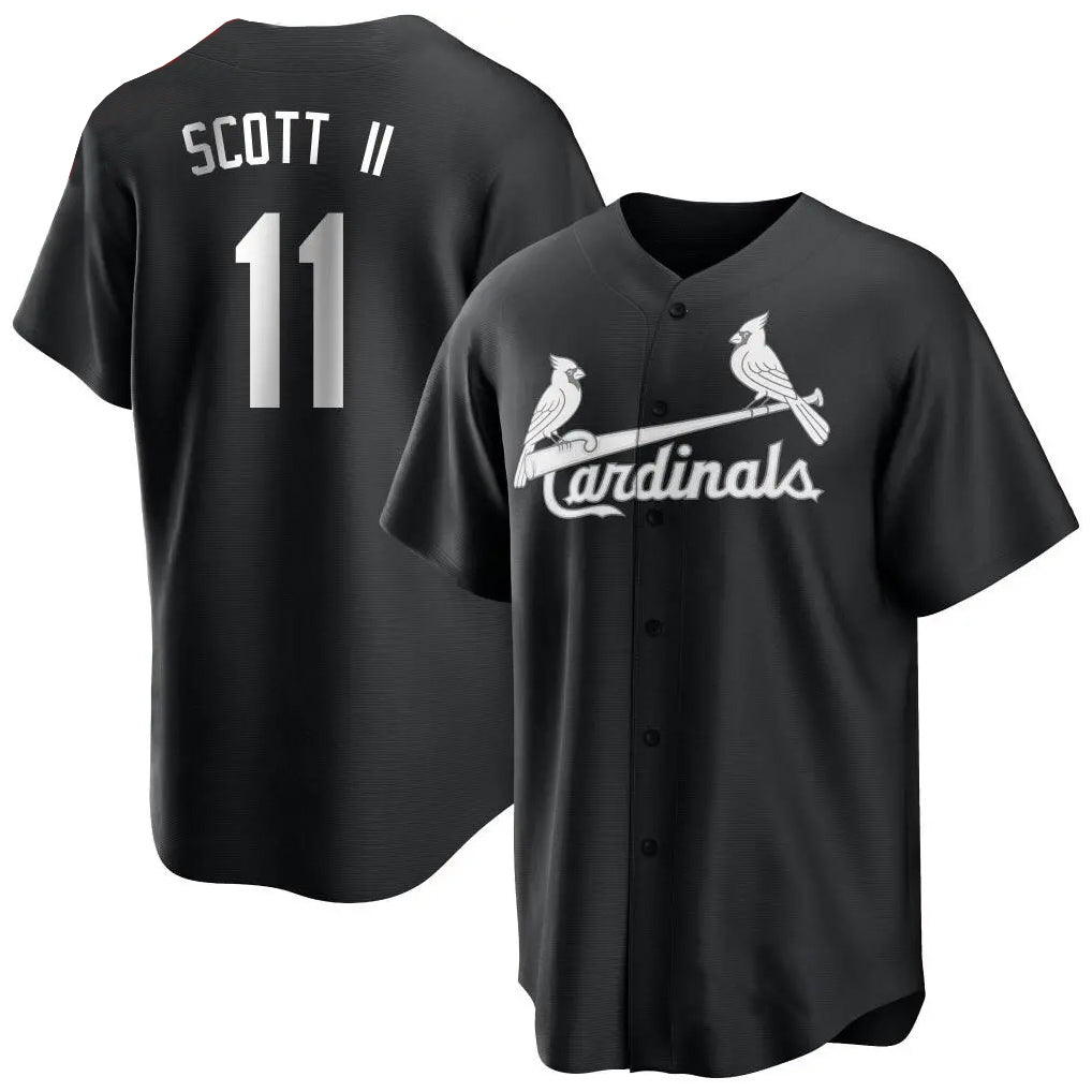 Cooneas St. Louis Cardinals #11 Victor Scott II Player Black City Connect Home Limited Stitched Jerseys