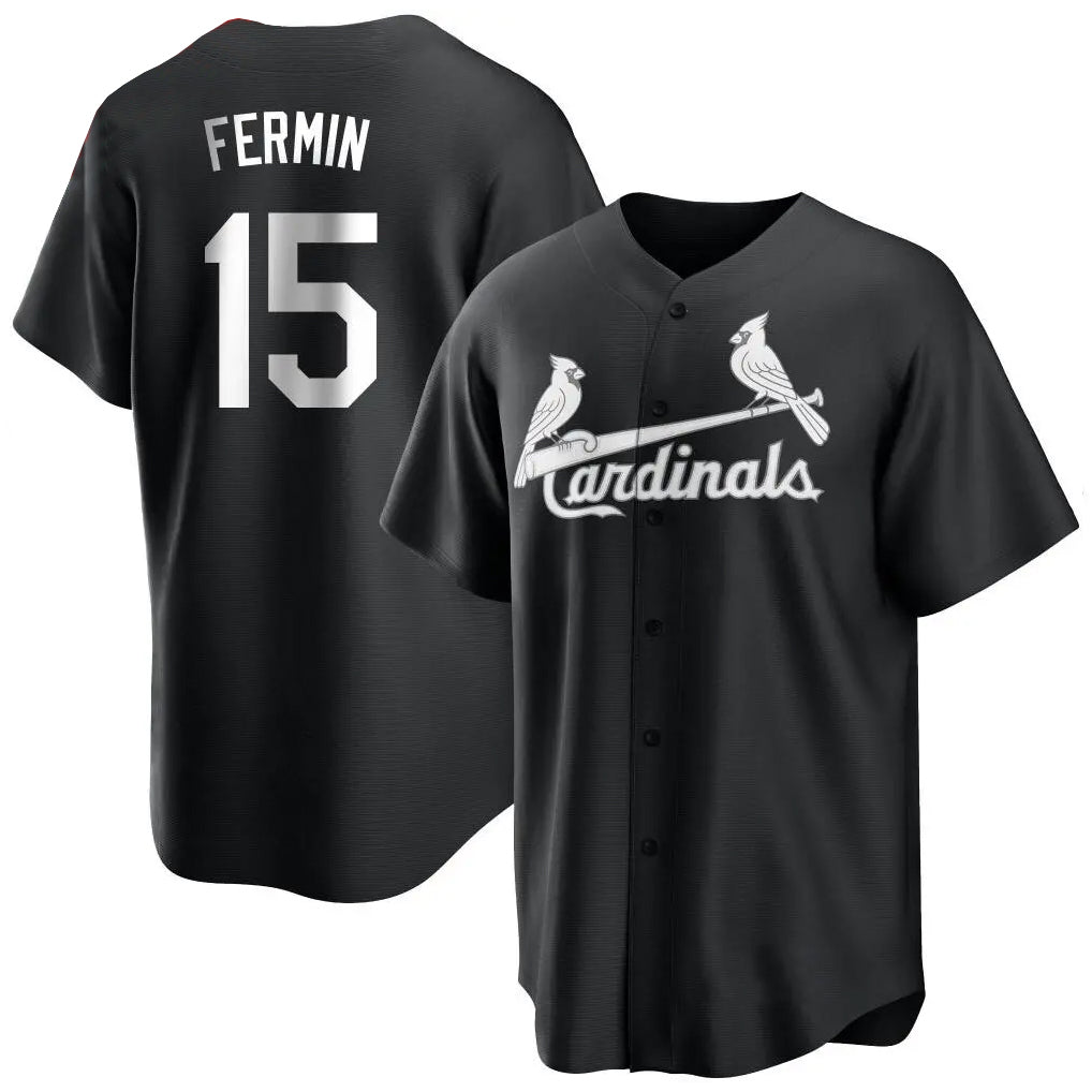 Cooneas St. Louis Cardinals #15 Jose Fermin Player Black City Connect Home Limited Stitched Jerseys
