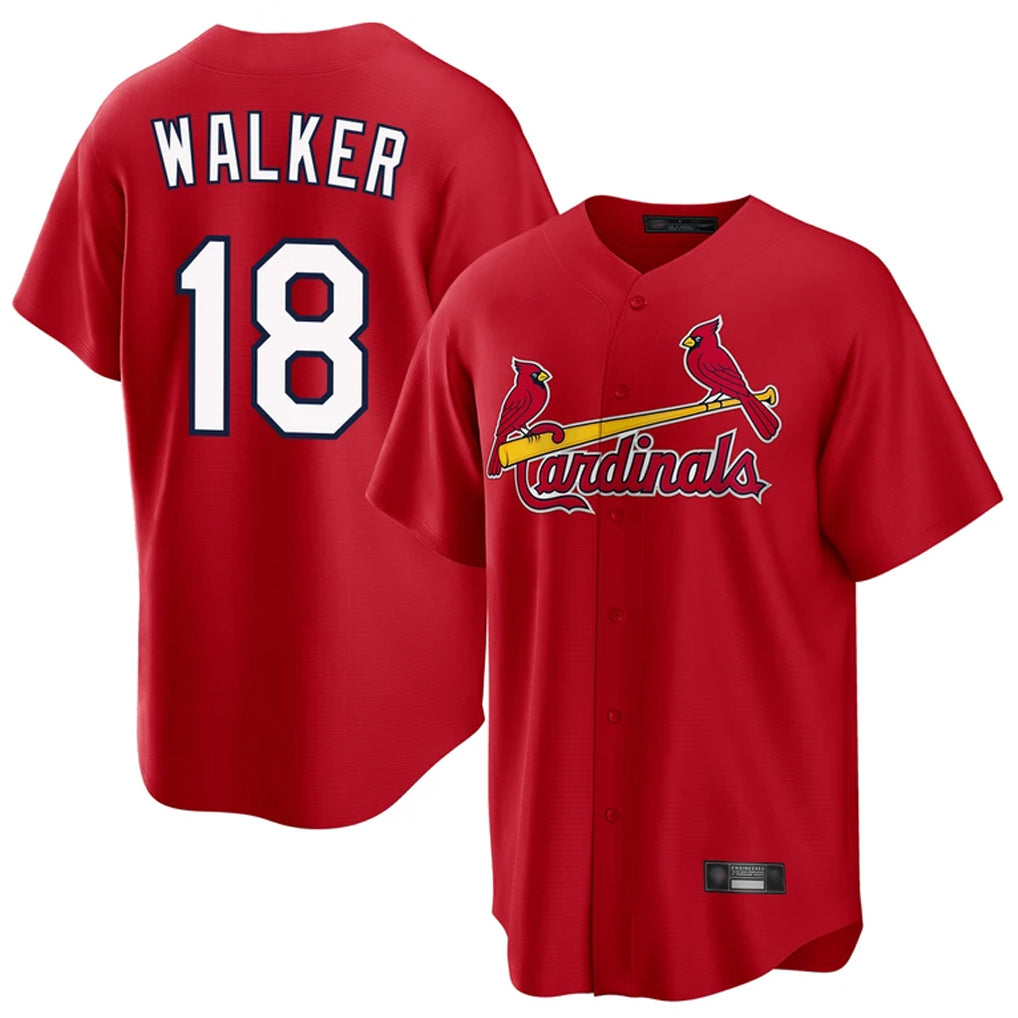Cooneas St. Louis Cardinals #18 Jordan Walker Player Red Home Game Stitched Jerseys