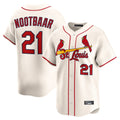 Cooneas St. Louis Cardinals #21 Lars Nootbaar Player Cream Home Limited Stitched Jerseys