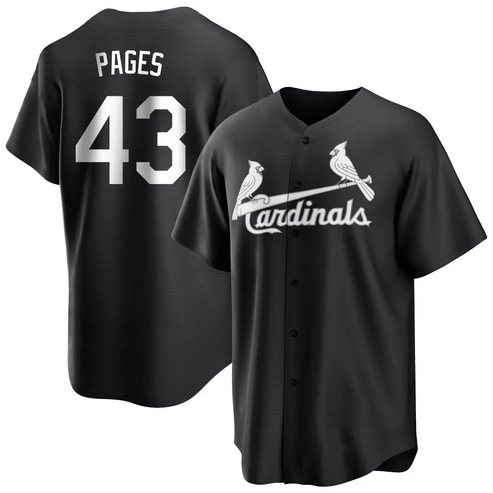 Cooneas St. Louis Cardinals #43 Pedro Pages Player Black City Connect Home Limited Stitched Jerseys