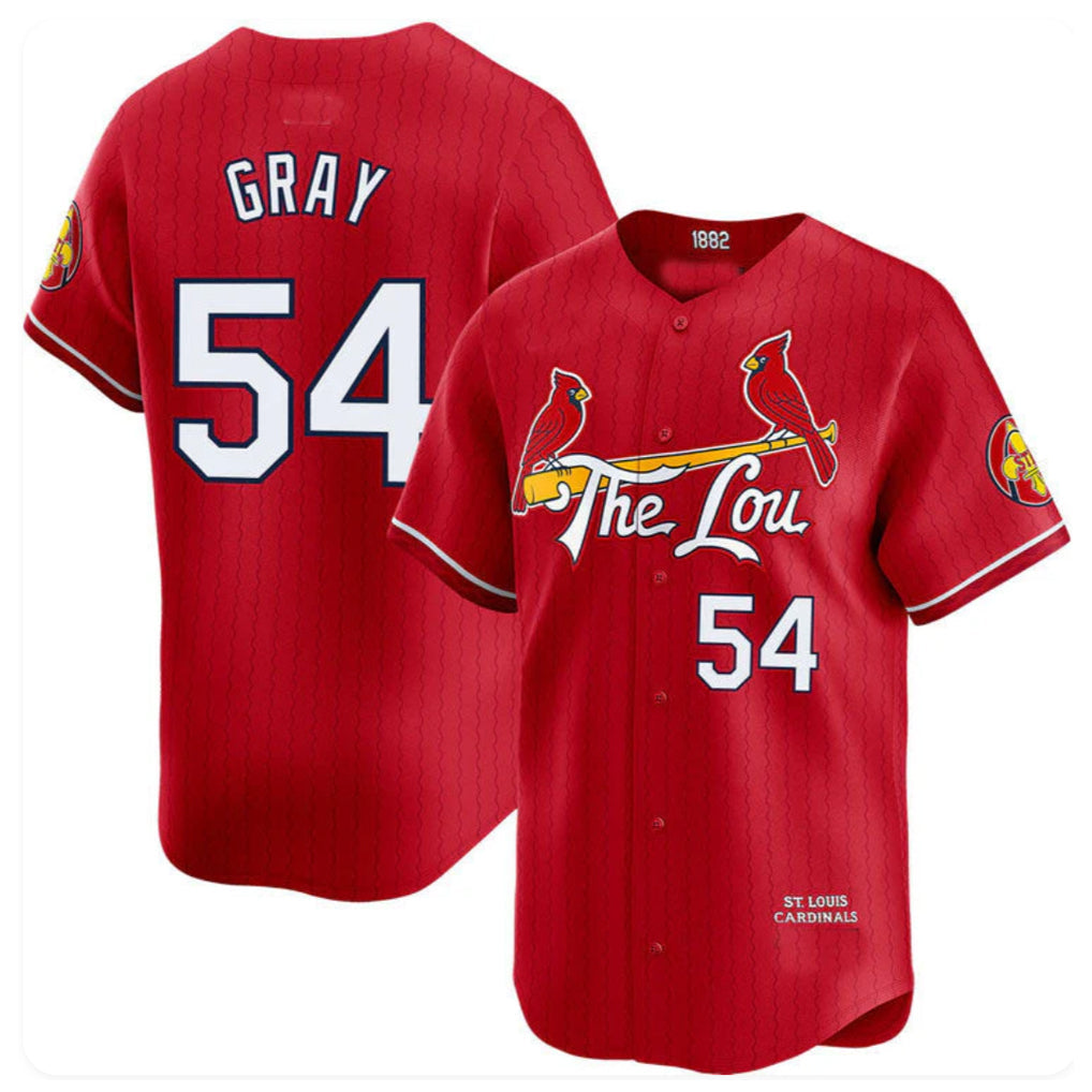 Cooneas St. Louis Cardinals #54 Sonny Gray Player Red City Connect Limited Stitched Jerseys