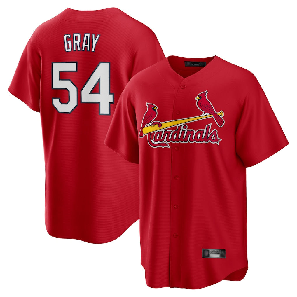 Cooneas St. Louis Cardinals #54 Sonny Gray Player Red Home Game Stitched Jerseys