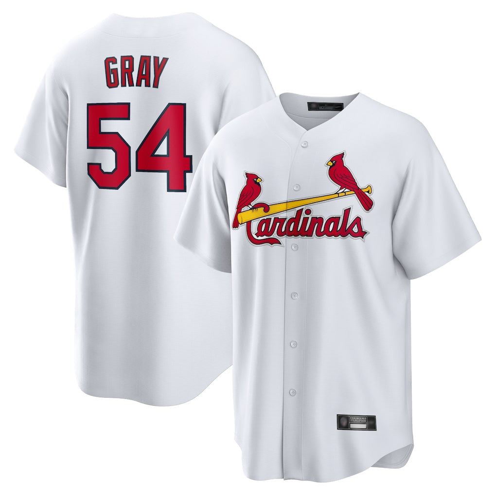 Cooneas St. Louis Cardinals #54 Sonny Gray Player White Home Game Stitched Jerseys