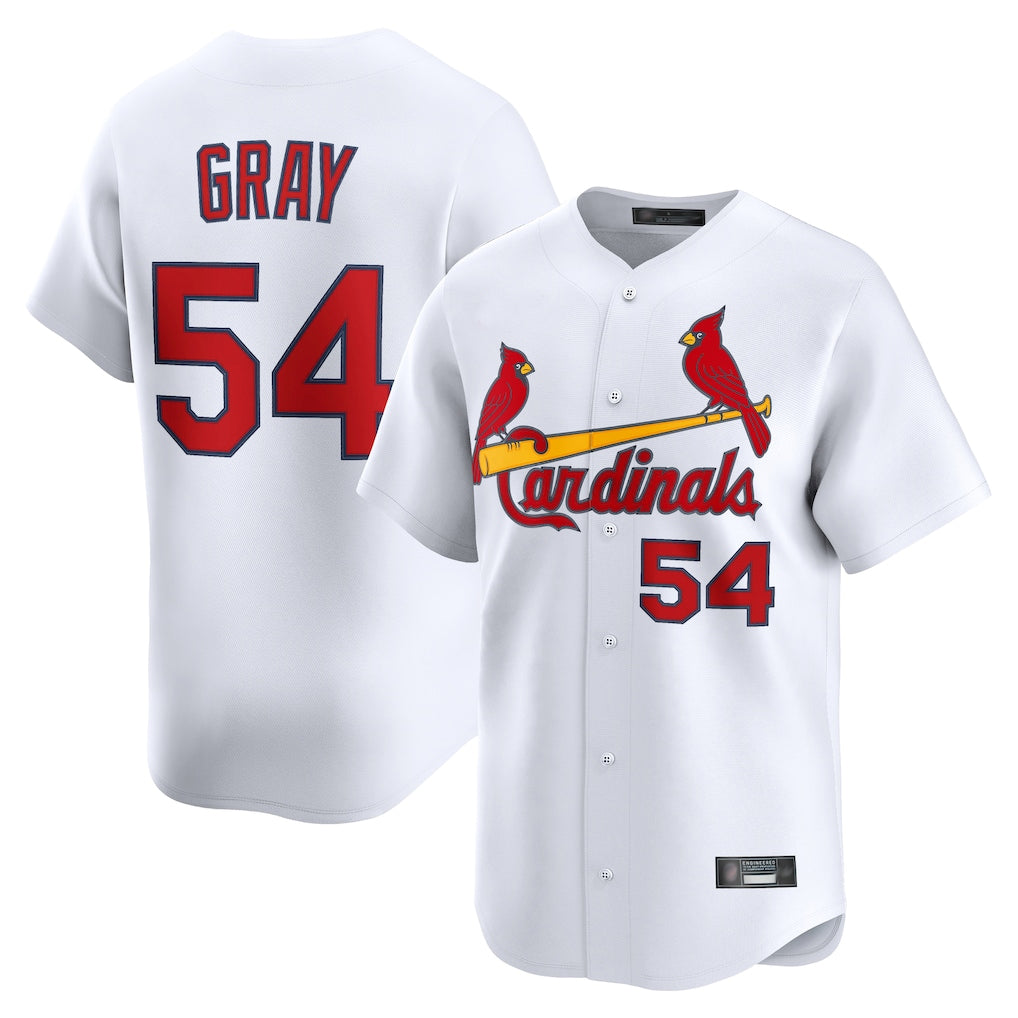 Cooneas St. Louis Cardinals #54 Sonny Gray Player White Home Limited Stitched Jerseys