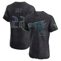 Cooneas TB.Rays #22 Griffin Jax Player Black City Connect Home Limited Elite Stitched Jerseys