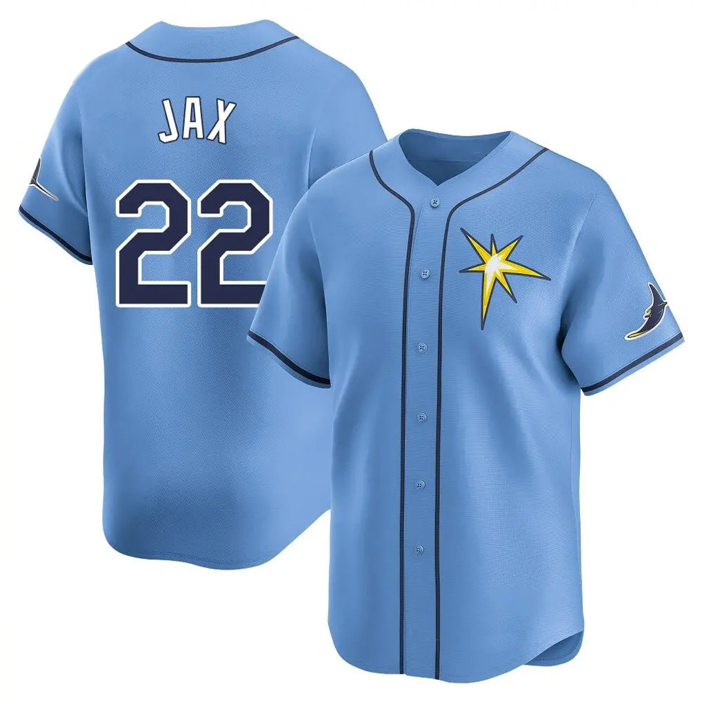 Cooneas TB.Rays #22 Griffin Jax Player Light Blue Home Limited Stitched Jerseys