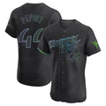 Cooneas TB.Rays #44 Ryan Pepiot Player Black City Connect Home Limited Elite Stitched Jerseys