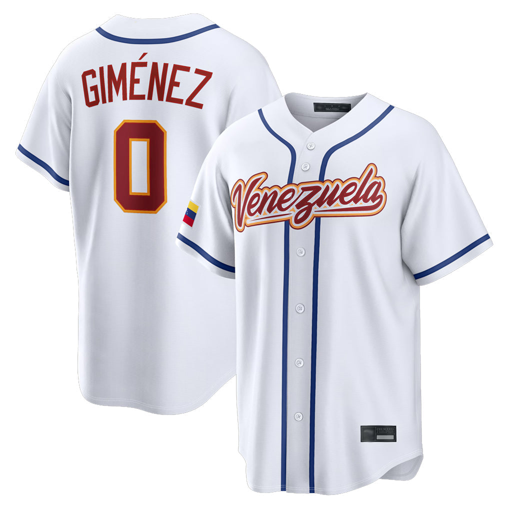 Cooneas T.Blue Jays #0 Andres Gimenez Player White 2026 World Series Classic Limited Stitched Jerseys