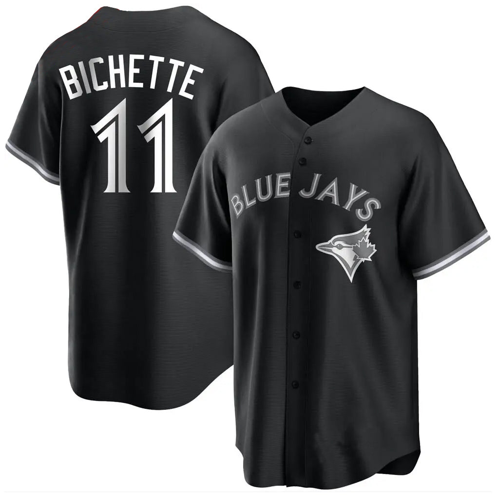Cooneas T.Blue Jays #11 Bo Bichette Player Black Home Game Stitched Jerseys