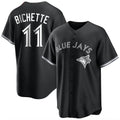 Cooneas T.Blue Jays #11 Bo Bichette Player Black Home Game Stitched Jerseys