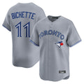 Cooneas T.Blue Jays #11 Bo Bichette Player Gray Home Limited Stitched Jerseys