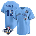 Cooneas T.Blue Jays #15 Chad Green Player Blue 2025 World Series Game Stitched Jerseys
