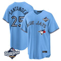 Cooneas T.Blue Jays #25 Anthony Santander Player Blue 2025 World Series Home Limited Stitched Jerseys