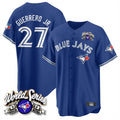 Cooneas T.Blue Jays #27 Vladimir Guerrero Jr Player Navy 2025 American League All Stitched Jerseys