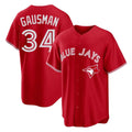 Cooneas T.Blue Jays #34 Kevin Gausman Player Red Home Limited Stitched Jerseys