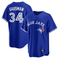 Cooneas T.Blue Jays #34 Kevin Gausman Player Royal Alternate Replica Player Stitched Jerseys
