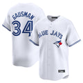 Cooneas T.Blue Jays #34 Kevin Gausman Player White Home Limited Stitched Jerseys
