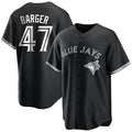 Cooneas T.Blue Jays #47 Addison Barger Player Black City Connect Limited Stitched Jerseys