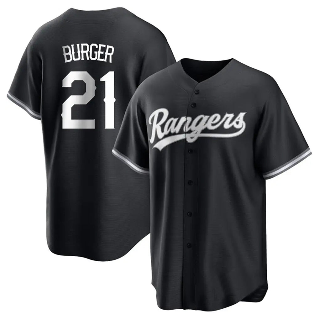 Cooneas T.Rangers #21 Jake Burger Player Black Home Limited Stitched Jerseys