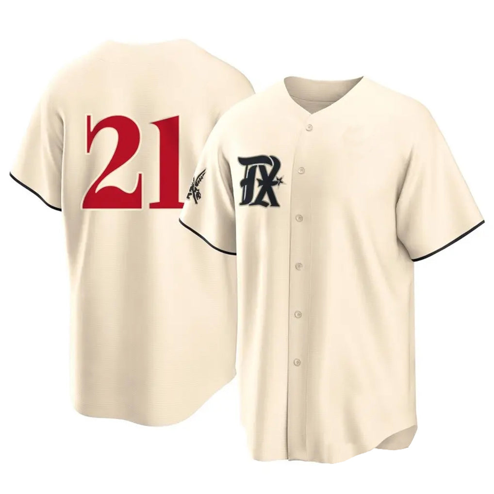Cooneas T.Rangers #21 Jake Burger Player Cream City Connect Limited Stitched Jerseys
