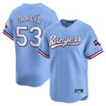 Cooneas T.Rangers #53 Adolis Garcia Player Light Blue Home Limited Stitched Jerseys