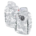 Cooneas T.Titans Camo Arctic Salute to Service Pullover Hoodies Home Game Blank Player Stitched Jerseys