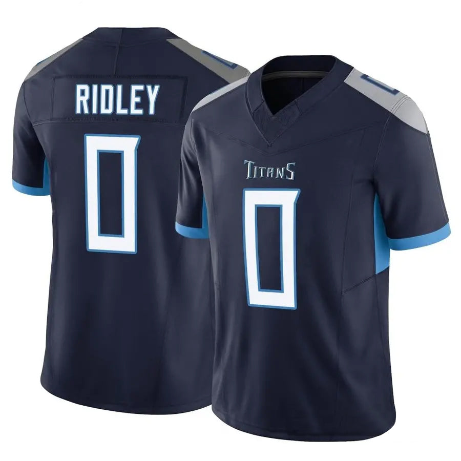 Cooneas T.Titans #0 Calvin Ridley Player Navy Vapor F.U.S.E. Limited Stitched Jerseys