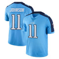 Cooneas T.Titans #11 Jermaine Johnson II Player Light Blue Limited Color Rush Home Game Stitched Jerseys