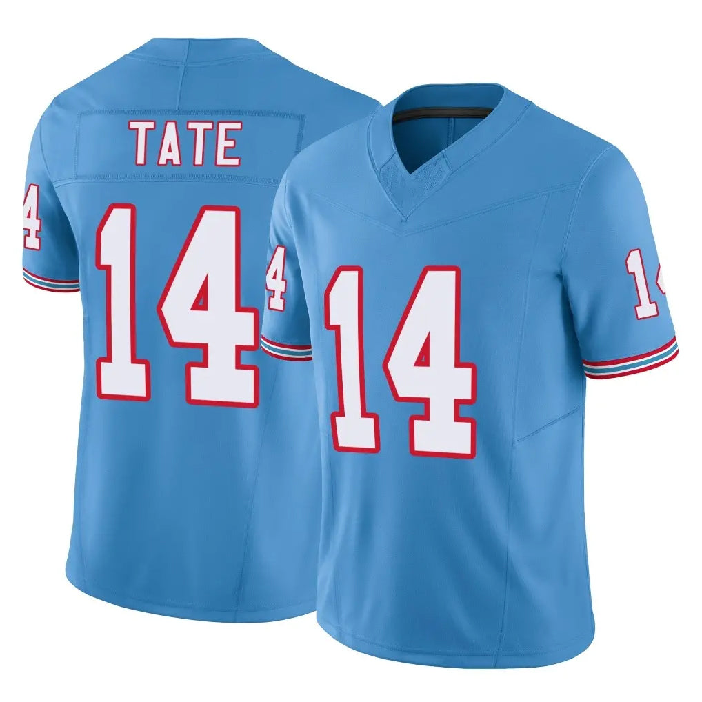 Cooneas T.Titans #14 Carnell Tate Player Light Blue Limited Vapor F.U.S.E. Home Game Stitched Jerseys