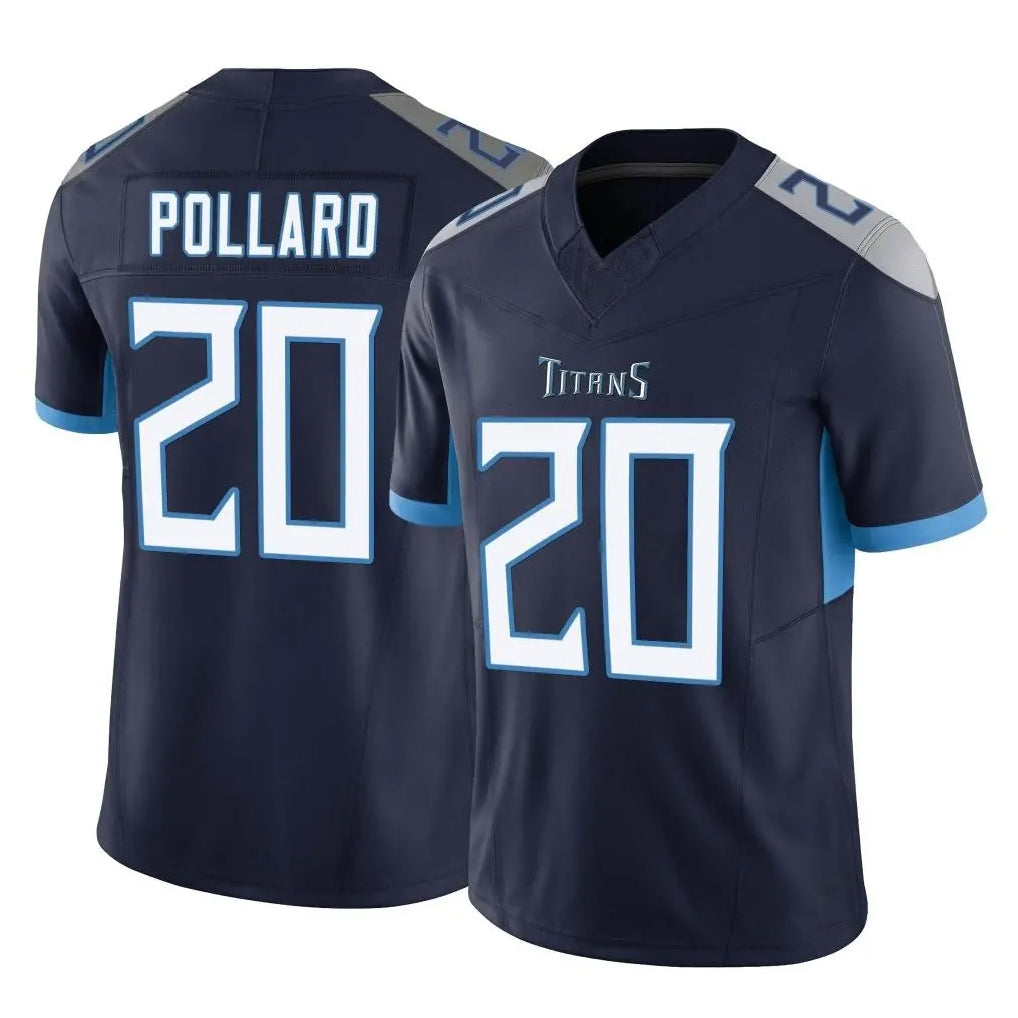 Cooneas T.Titans #20 Tony Pollard Player Navy Limited Vapor F.U.S.E. Home Game Stitched Jerseys