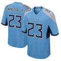 Cooneas T.Titans #23 Kevin Winston Jr. Player Light Blue Home Game Stitched Jerseys