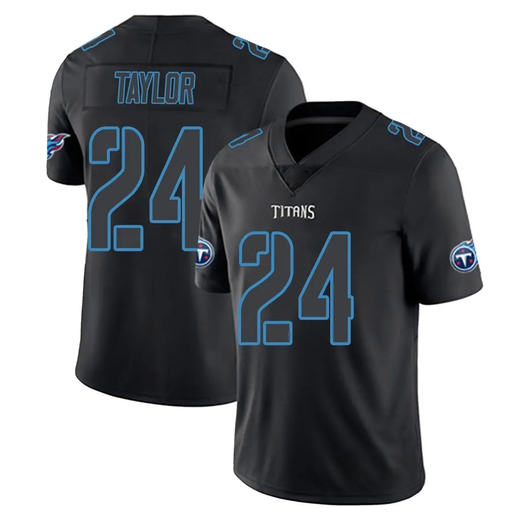 Cooneas T.Titans #24 Alontae Taylor Player Black Impact Limited Home Game Stitched Jerseys