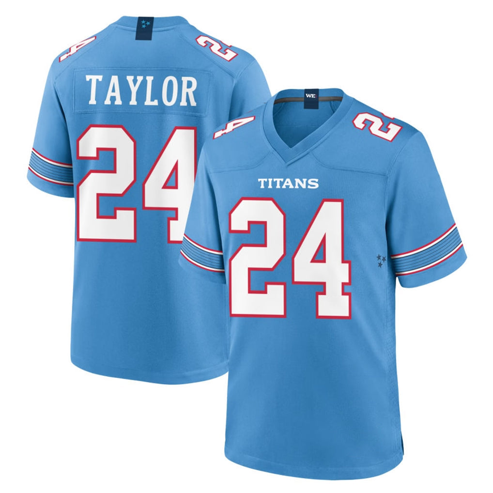 Cooneas T.Titans #24 Alontae Taylor Player Light Blue 2026 Game Home Stitched Jerseys