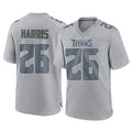 Cooneas T.Titans #26 Marcus Harris Player Gray Atmosphere Fashion Home Game Stitched Jerseys