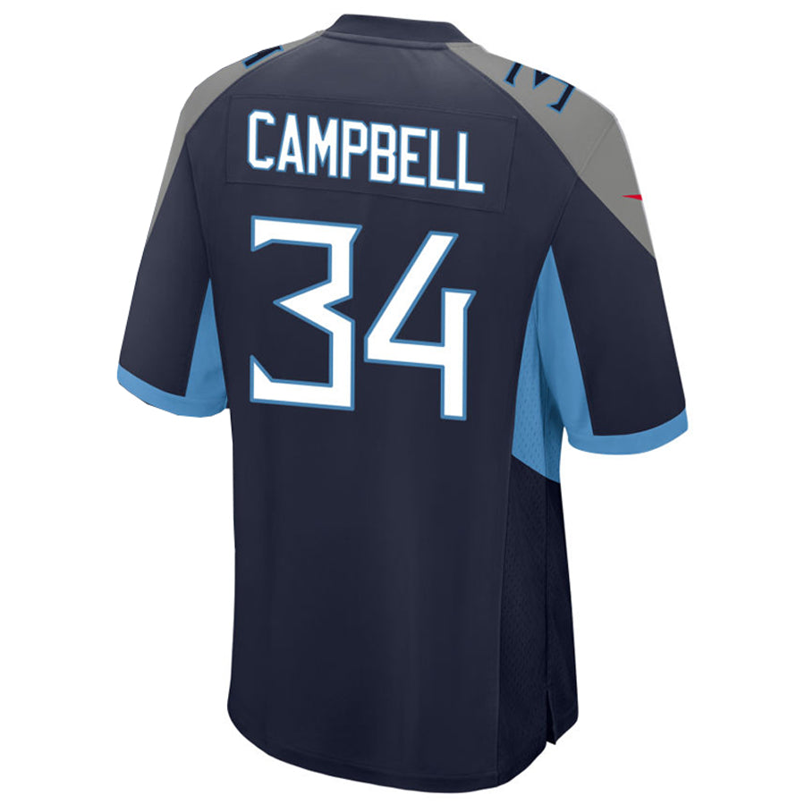 Cooneas T.Titans #34 Earl Campbell Player Navy Home Game Football Jerseys