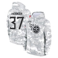 Cooneas T.Titans #37 Amani Hooker Player Camo Arctic Salute to Service Pullover Hoodies Home Game Stitched Jerseys