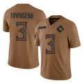 Cooneas T.Titans #3 Tommy Townsend Player Brown Limited Salute to Service Home Game Stitched Jerseys