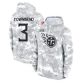 Cooneas T.Titans #3 Tommy Townsend Player Camo Arctic Salute to Service Pullover Hoodies Home Game Stitched Jerseys