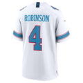 Cooneas T.Titans #4 Wan'Dale Robinson White Game Stitched Jerseys