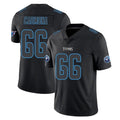 Cooneas T.Titans #66 Fernando Carmona Jr. Player Black Impact Limited Home Game Stitched Jerseys