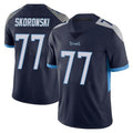Cooneas T.Titans #77 Peter Skoronski Player Navy Limited Vapor Untouchable Home Game Stitched Jerseys