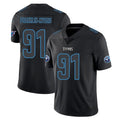 Cooneas T.Titans #91 John Franklin-Myers Player Black Impact Limited Home Game Stitched Jerseys