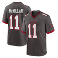 Cooneas TB.Buccaneers #11 Jalen McMillan Player Pewter Alternate Home Game Stitched Jerseys
