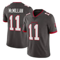 Cooneas TB.Buccaneers #11 Jalen McMillan Player Pewter Limited Alternate Vapor Home Game Stitched Jerseys