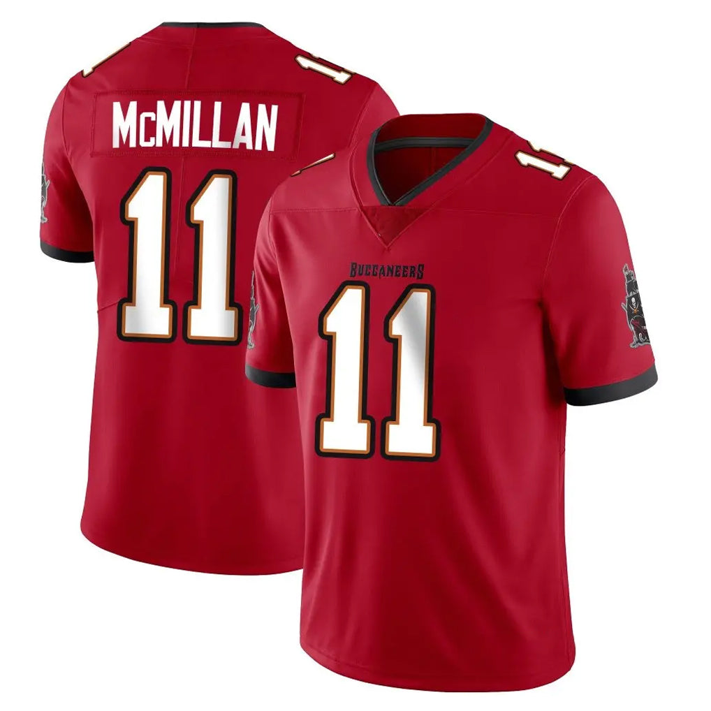 Cooneas TB.Buccaneers #11 Jalen McMillan Player Red Limited Vapor Home Game Stitched Jerseys