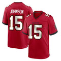 Cooneas TB.Buccaneers #15 Tez Johnson Player Red Home Game Stitched Jerseys