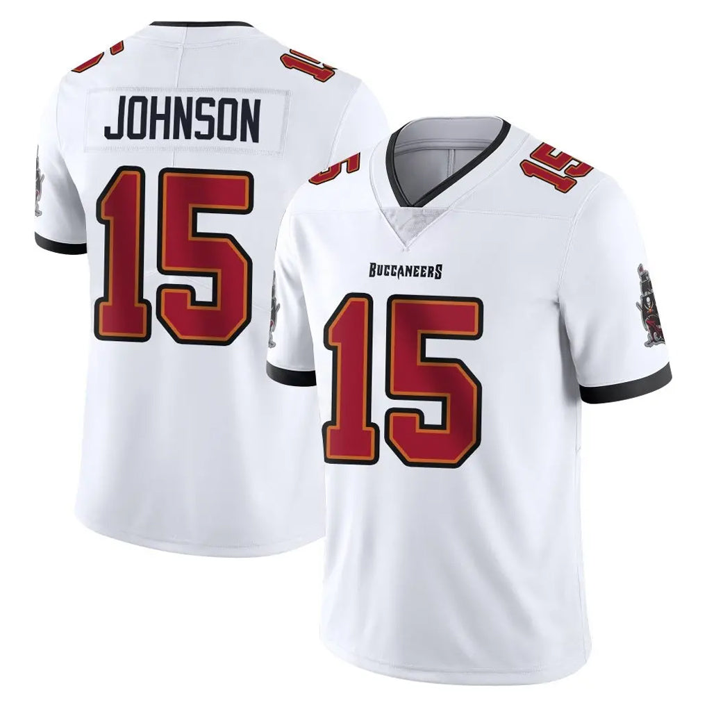 Cooneas TB.Buccaneers #15 Tez Johnson Player White Limited Vapor Untouchable Home Game Stitched Jerseys